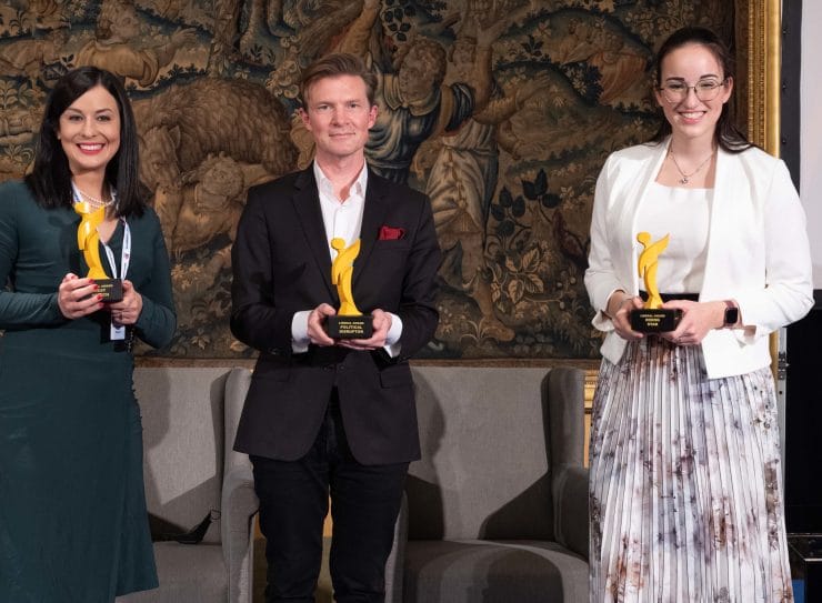 Liberal Awards: Katalin Cseh, Johan Norberg, Alena Trauschel