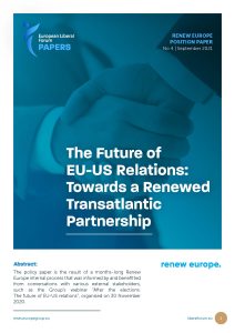 ELF_Renew Europe Position Paper No 4_EU-US Relations