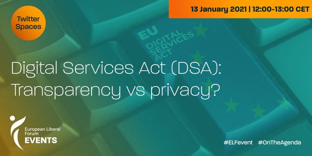 Digital Service Act (DSA) Transparency vs privacy
