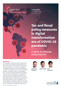 Tax and fiscal policy measures in digital transformation era of COVID-19 pandemic by Zavod14