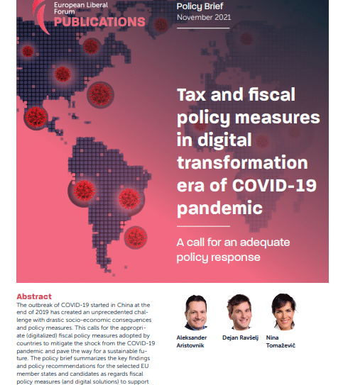 Tax and fiscal policy measures in digital transformation era of COVID-19 pandemic by Zavod14