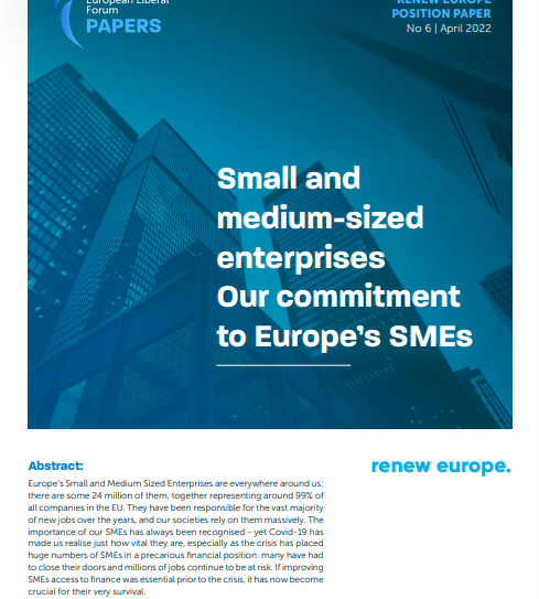 Small and medium-sized enterprises, our commitment to Europe's SMEs