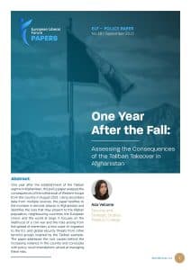[Policy Paper 18] One Year After the Fall Assessing the Consequences of the Taliban Takeover in Afghanistan