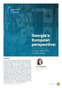 [Policy Paper 21] Georgia's European perspective