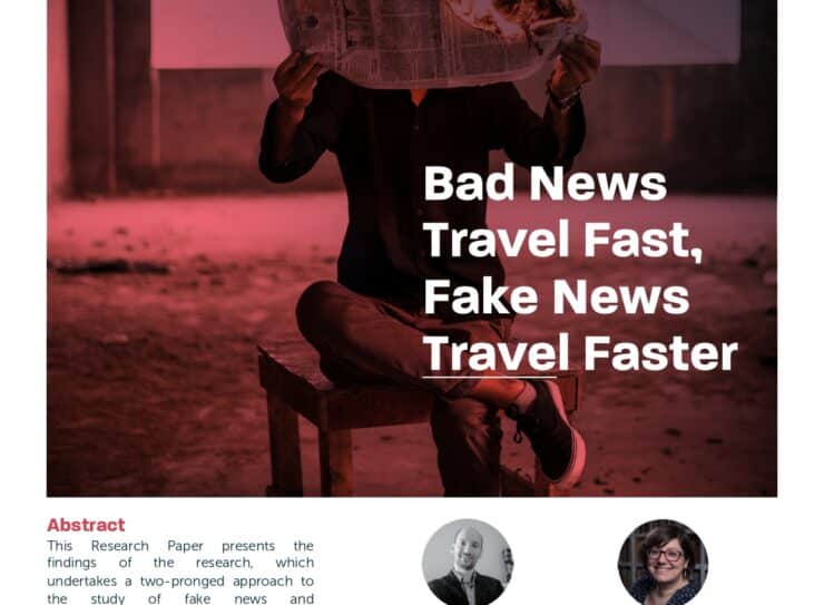Bad News Travel Fast, Fake News Travel Faster