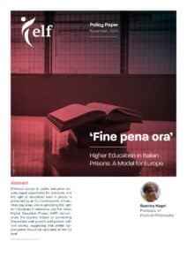 Higher Education in Italian Prisons – A Model for Europe