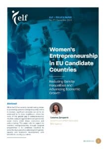 [Policy Paper 26] Women’s Entrepreneurship in EU candidate countries